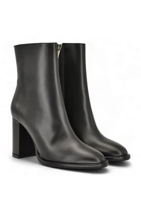 Tronchetto donna in pelle colore nero. LES AUTRES | 2462-PELLE NERA